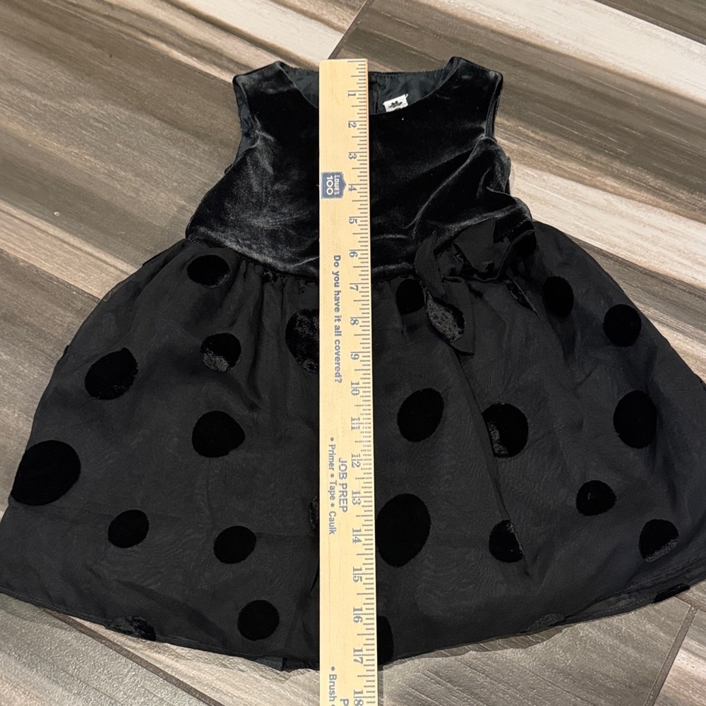 Cherokee Black Velvet Formal Dress